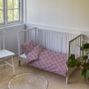 Borg Living Minnie Mouse sengetøy   100% bomull   Baby sengetøy 70x100 cm   Rosa