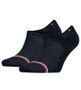 Tommy Hilfiger Sokker 2 pack Footie Svart 43/46 Sokker 43 46