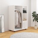 vidaXL Garderobe hvit 80x40x110 cm sponplate