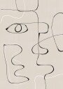 Abstract Facescape Plakat / 30x40