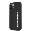 Mercedes AMG Silikondeksel i Sort til iPhone 12 Pro Max med Stor Logo