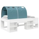  Sengestamme med tunnel 3 pcs Hvit og lyseblå Konstruert tre