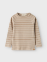 Lil- Atelier Kail Long Sleeve Slim Top Beige 104