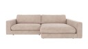 Rowico Home Duncan 3 seters sofa med sjeselong H Lys beige Greg 3 258 x 150 x 78 cm Beige