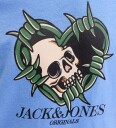 Jack & Jones Junior T skjorte jorCatskills Skull Tee SS CN SN Jnr Blå