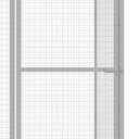 Vidaxl Kattegård 4.5X1.5X1.5 M Galvanisert Stål