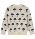 Fliink Genser   Janie   Bomull/Ull   Sandshell/Insignia Blue   Fliink   1 1½ år (80 86)   Genser Beige Marineblå