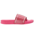 Hummel Badesandaler Pool Slide Glitter Jr Raspberry Hummel 37 Badesandal Rosa