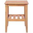 vidaXL Salongbord 40x40x50 cm firkantet heltre teak
