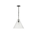 Katie Conical takpendel brons/klarglas