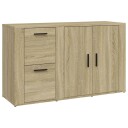  Skjenk sonoma eik 100x33x59,5 cm konstruert tre