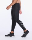 2XU Aero Vent Compression Tights Black/Silver Reflective - M