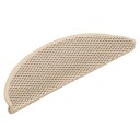 vidaXL Selvklebende trappematter sisal-utseende 15stk 56x17x3 kremhvit