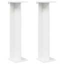vidaXL Planteholder 2 stk. Hvit 25 x 25,5 x 100,5 cm Konstruert tre
