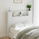  Hodegavl skap med LED hvit 120x16,5x103,5 cm 8721012465534