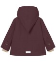 MINI A TURE Matwang Fleece Lined Winter Jacket. Grs   FUDGE AUBERGINE   116