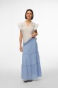 Vero Moda   Bluse vmLine SS V neck   Hvit