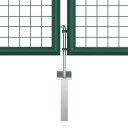  Nettinghageport stål 390x125 cm grønn