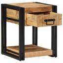 vidaXL Nattbord 40x40x50 cm heltre mango