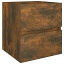vidaXL Servantskap røkt eik 41x38,5x45 cm konstruert tre