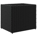 Plantekasse svart 36x30x32 cm polyrotting