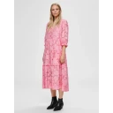 SELECTED FEMME Slfsadie 3/4 Midi Dress Rosebloom 36