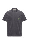 Anerkjendt Aktheo Corduroy S/S Shirt - Grey - M