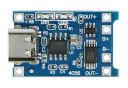 Li Pol lader TP4056 1S 3,7V USB C med beskyttelse