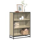 Bokhylle sonoma eik 80,5x35x107,5 cm konstruert tre