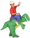 Widmann T Rex Rytter Oppblåsbart Barnekostyme