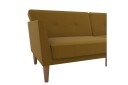 Regal 2 seters Sovesofa Gul   Novogratz