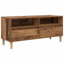  TV skap med skuff Gamle tre 100 x 34,5 x 44,5 cm Konstruert tre