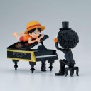 One Piece Figur 8 Cm Luffy & Brook Log Stories