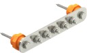 Obo Bettermann 5015866 Skinne med isolert avstand for veggmontering 408,5 mm rustfritt stål Jording & lynavledere
