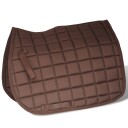 vidaXL Ridesal 17,5" ekte skinn brun 18 cm 5-i-1