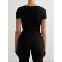 Aim'n Treningstopp Sense Short Sleeve Bralette Svart