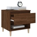  Nattbord 2 stk brun eik 50x46x50 cm konstruert tre 8720845668921
