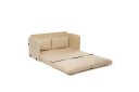 2 seters sovesofa Rubby 148 x 70 x 66 cm Krem   Krem