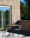 Vig Bord 90x90 cm Robinia / Sort