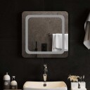vidaXL Baderomsspeil med LED 50x50 cm