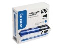 Pilot Permanent Marker 400 Markeringspenn rund spiss, 20-pakk Blå, Markere & markører