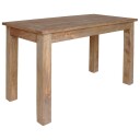 vidaXL Spisebord massivt gjenvunnet tre 120x60x77 cm