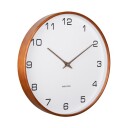 Karlsson Acento Veggklokke KA5993WH   Unisex 40 cm Kvarts urverk