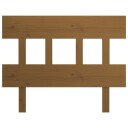 vidaXL Sengegavl honningbrun 93,5x3x81 cm heltre furu