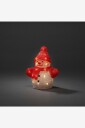 Konstsmide - B/O Akryl-snømann 22,5 cm med LED - Hvit
