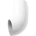 Plastmo Utkast 75mm hvit til plast takrenner