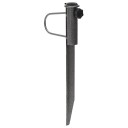  Parasollstativer med plugger 2 stk 19x42 cm galvanisert stål 4003382