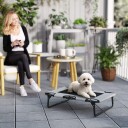 Northio Forhøyet Hundeseng Lys Grå