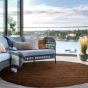 Rund jutematte   Amasia brun Størrelse: Ø 200 cm