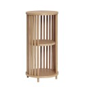 Hübsch Folk Sidebord m/Hyller - Eik, Ø35